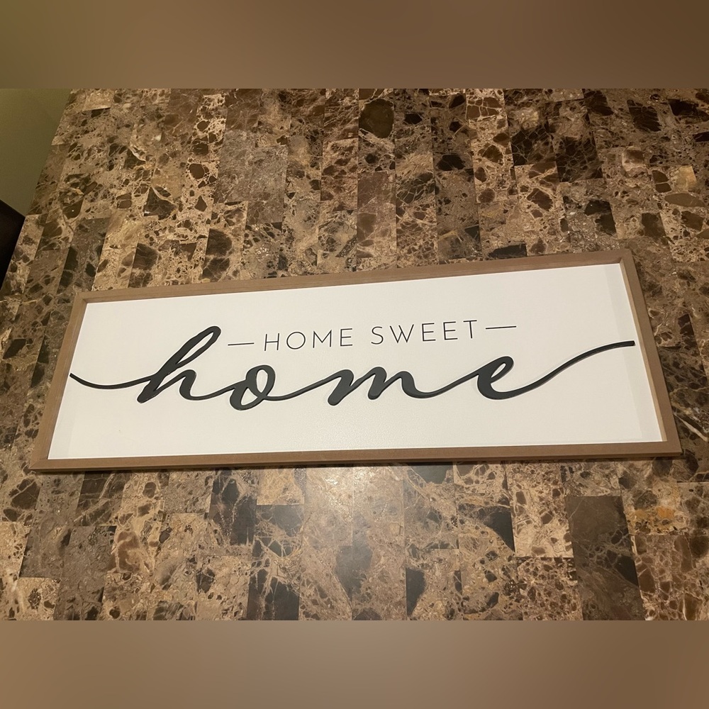 Kirkland’s home sweet home plaque